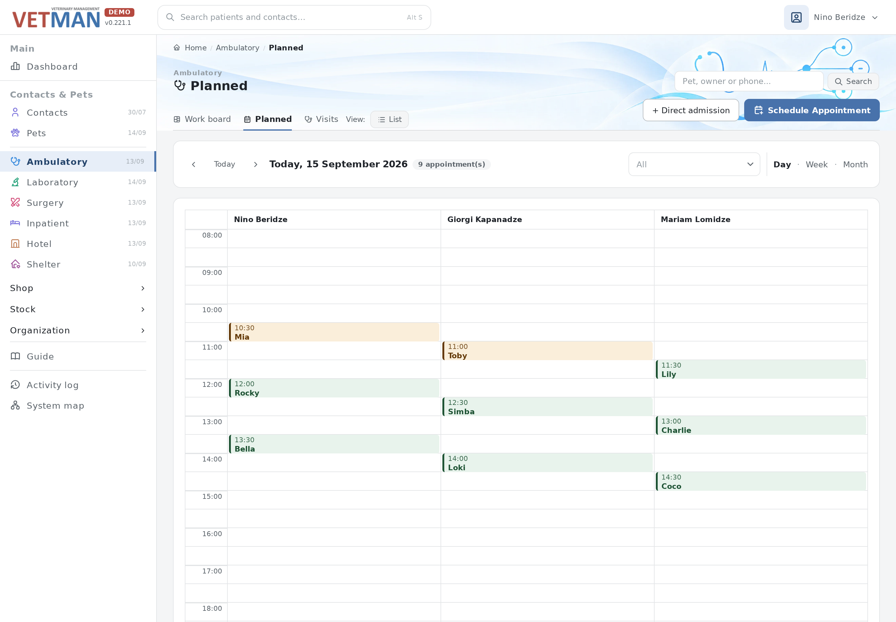 A schedule your whole team can see.